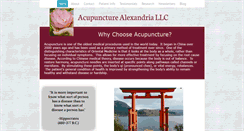 Desktop Screenshot of acupuncturealexandria.com